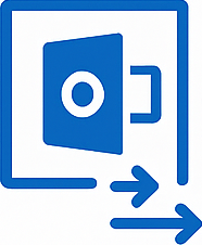 Symbol for synchronize Outlook in a local network